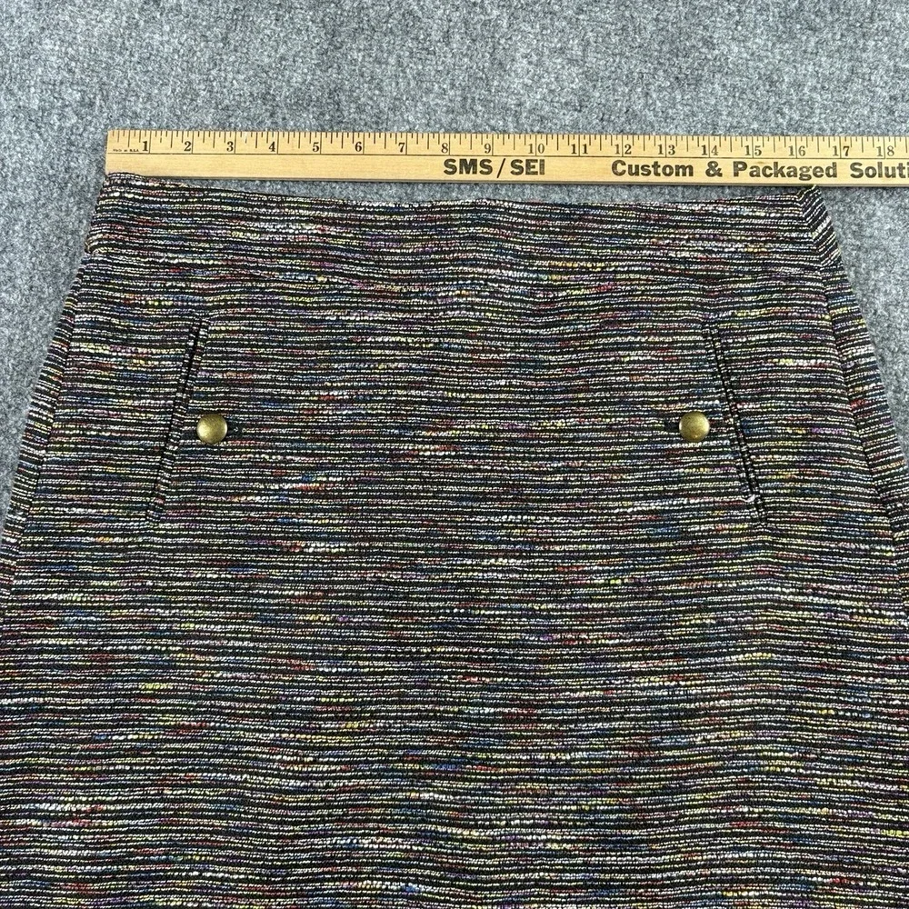 LOFT Mini Skirt Women 8‎ Multicolor Tweed Preppy Academia Coquette Y2K Office